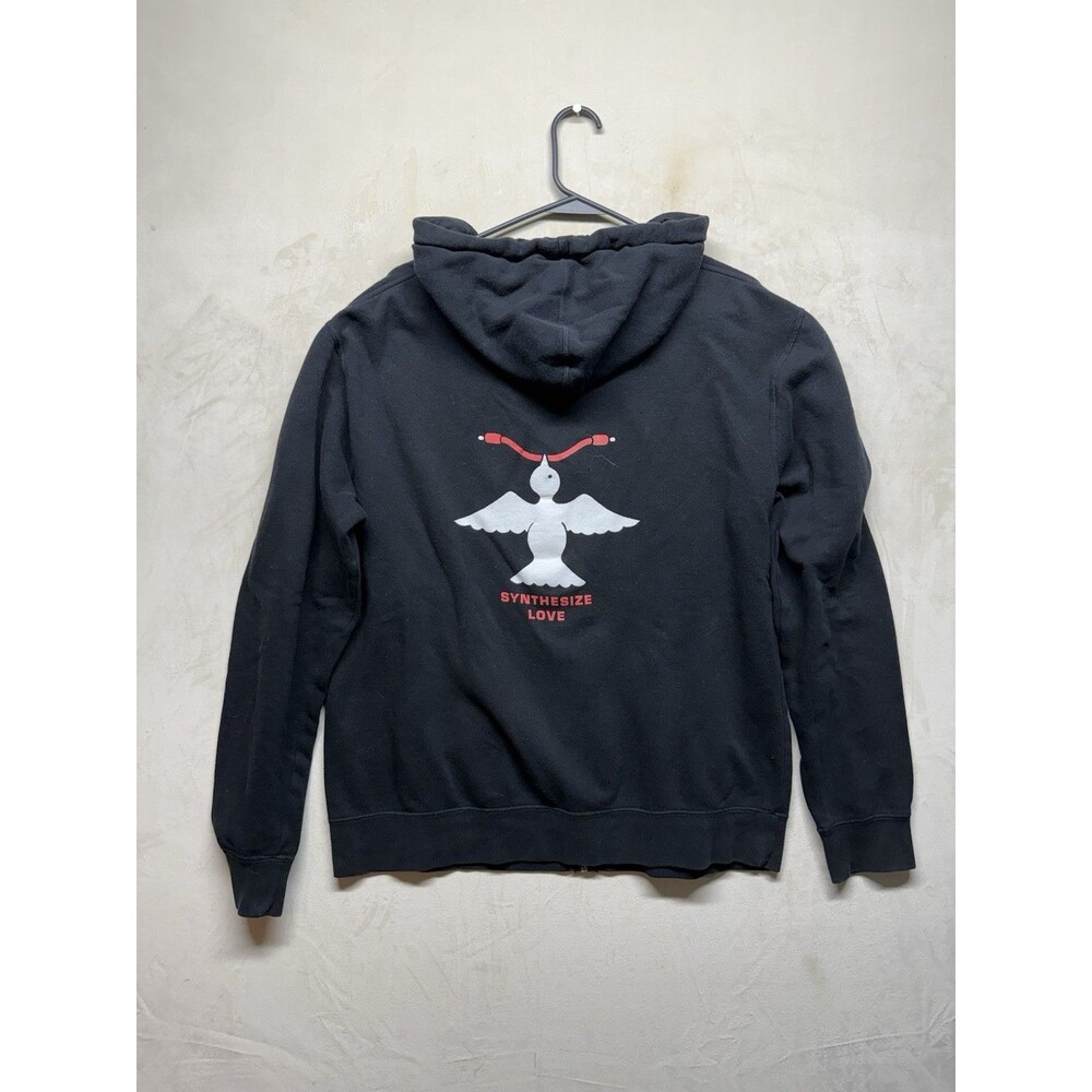 Moog Music Men’s L Black Full Zip Hoodie Graphic Print Hooded Sweatshirt